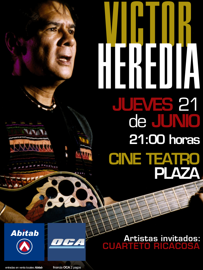 Victor Heredia en Cine Teatro Plaza